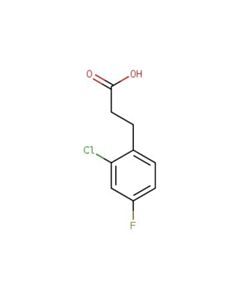 Astatech 3-(2-CHLORO-4-FLUORO-PHENYL)-PROPIONIC ACID; 1G; Purity 95%; MDL-MFCD06656905